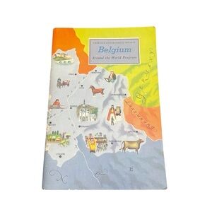 VTG 1958 Belgium American Geographical Society Around the World Program Book